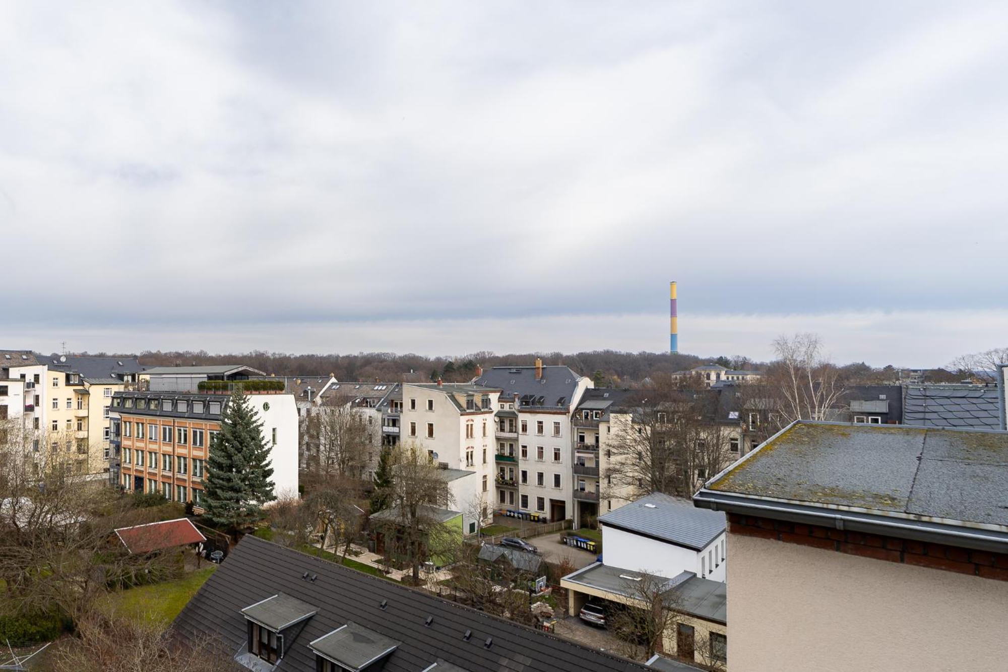 Schlossberg-Domizil Mit Weitblick - Arbeitsplatz, Balkon, Netflix, Badewanne & Yogamatte Chemnitz Exterior foto